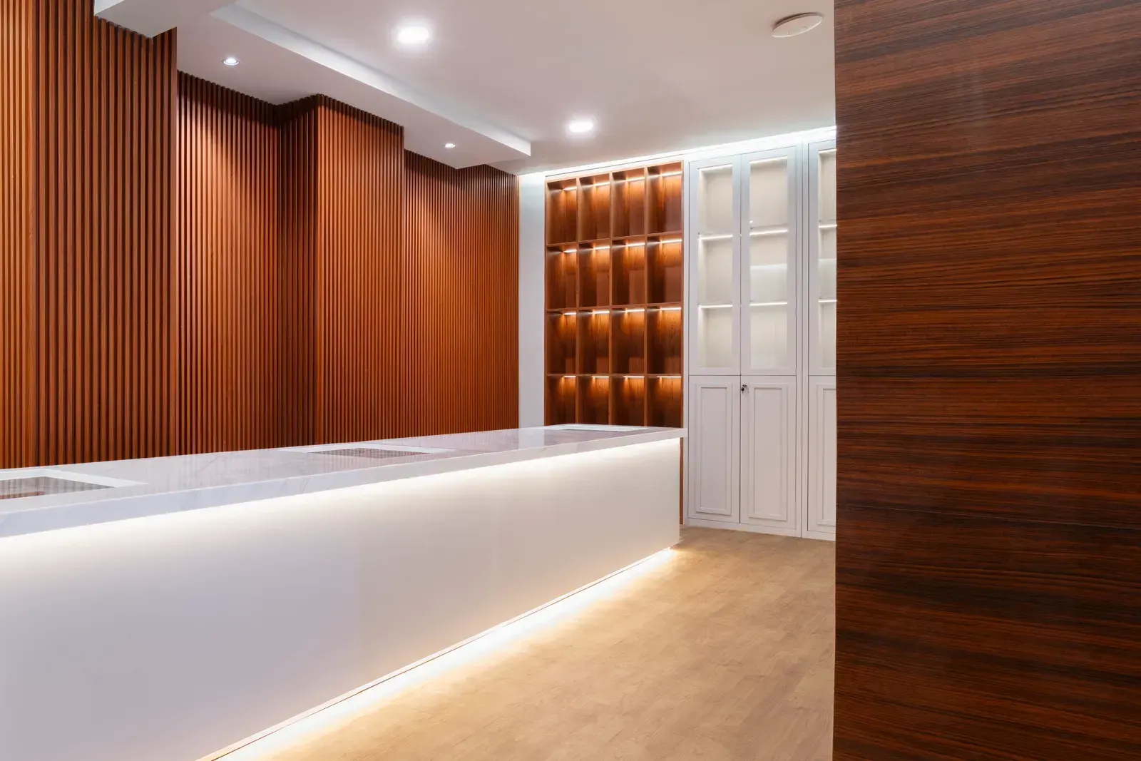 Morula IVF interior reception built by Solid Karya